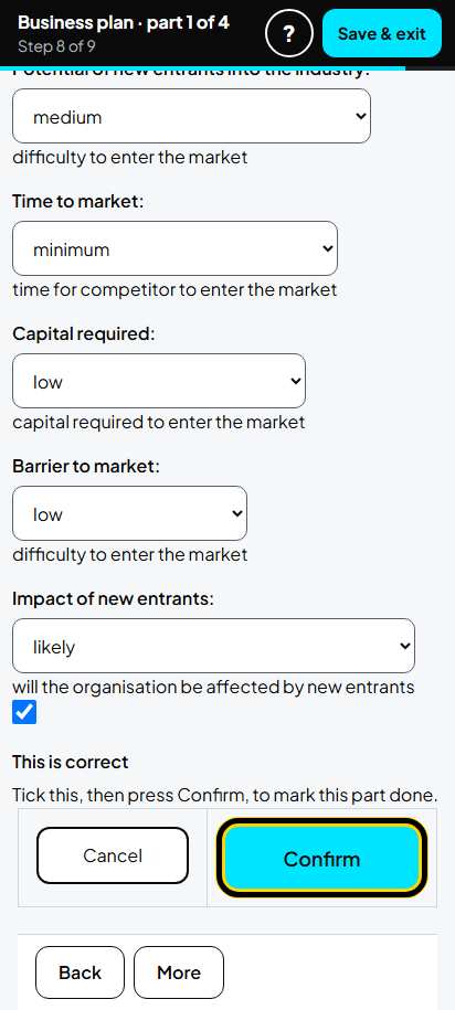 Screenshot for step 58: Industry Sector Analysis