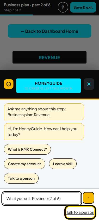 Screenshot for step 96: HoneyGuide