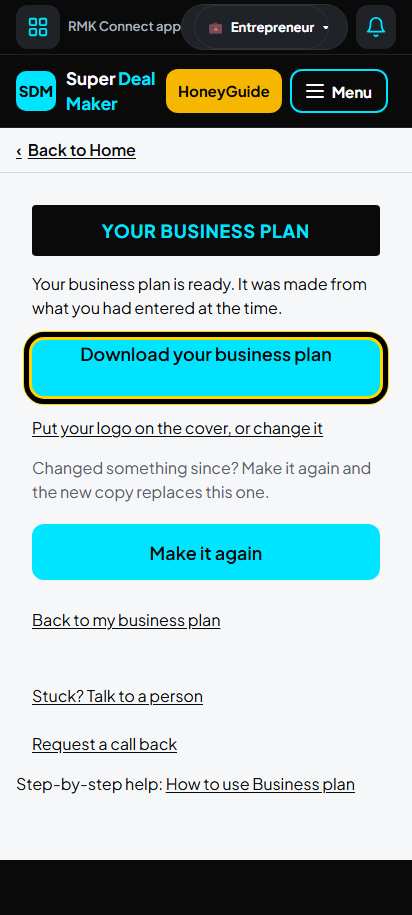 Screenshot for step 65: Download it