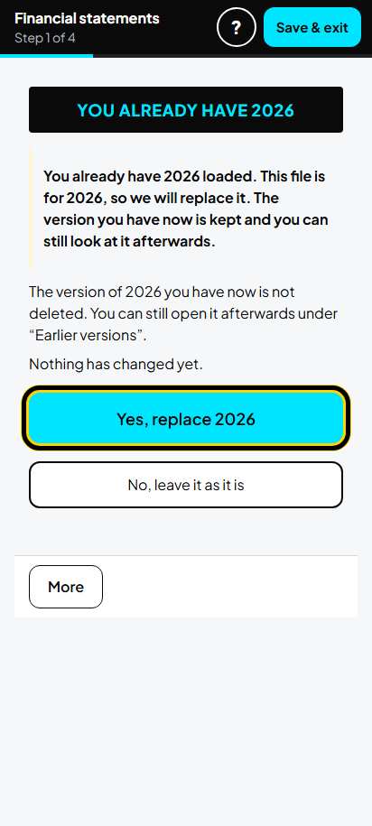 Screenshot for step 31: Yes, replace 2026