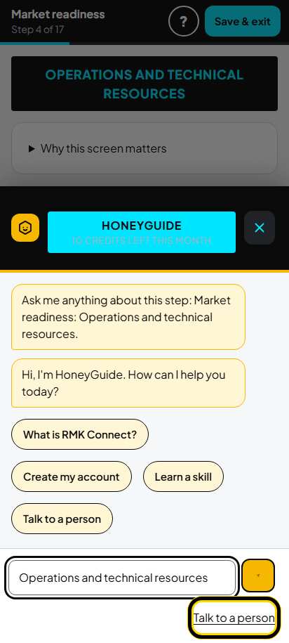 Screenshot for step 59: HoneyGuide